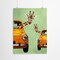 Giraffes In Yellow Cars by Coco De Paris  Poster Art Print - Americanflat